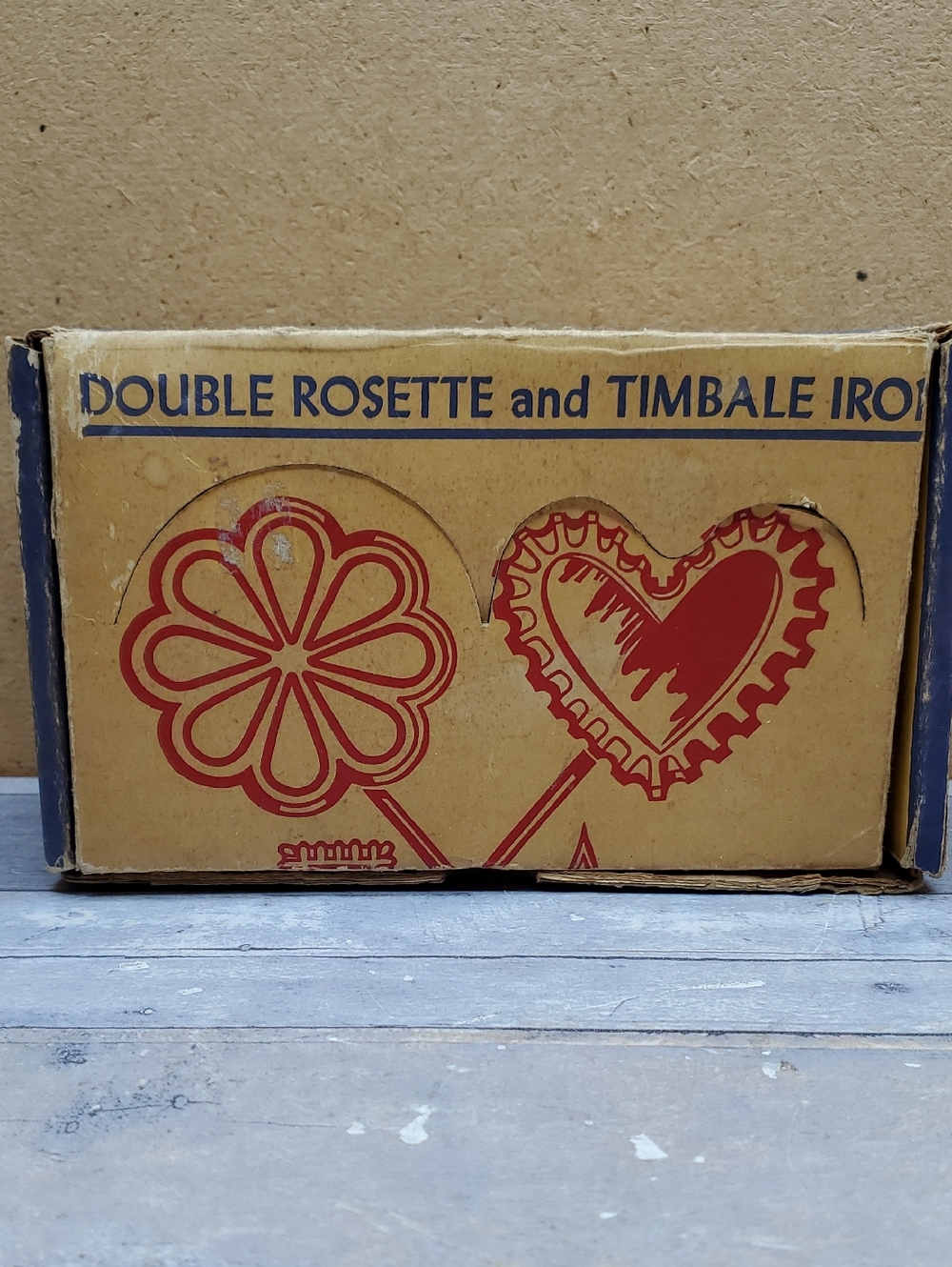 Nordic Ware Vintage Double Rosette and Timbale Iron with 4 Attachments